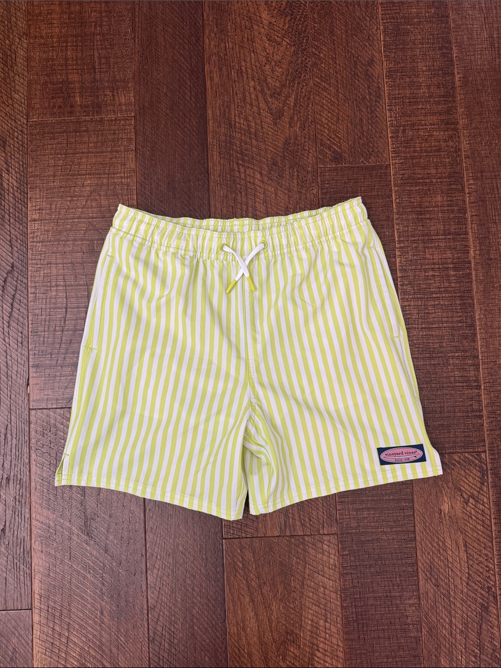 Vineyard Vines Boy’s Chappy Neon Swim Trunks